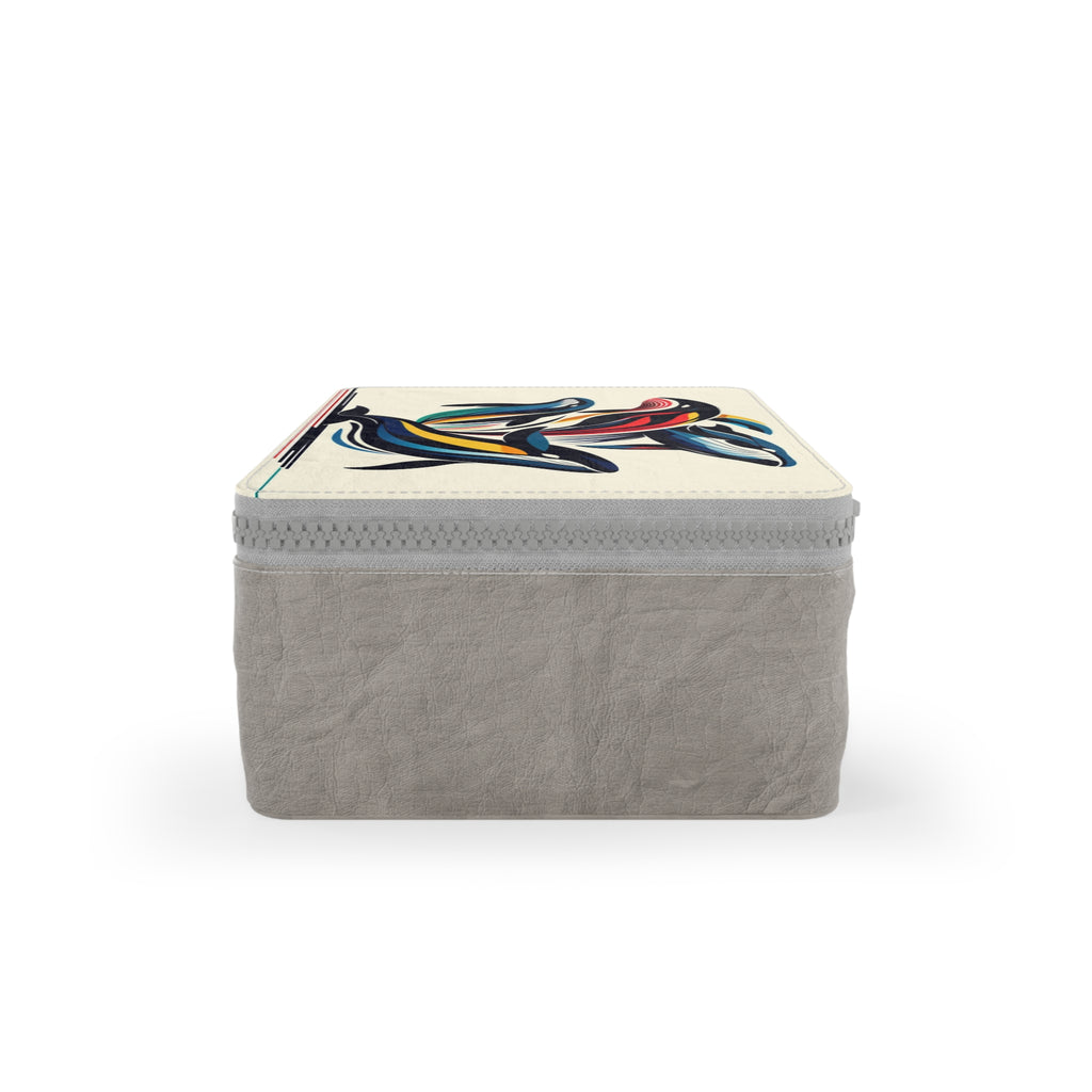 Lunch Bag — Colorful Orca Whale Art Insulated Lunch Tote