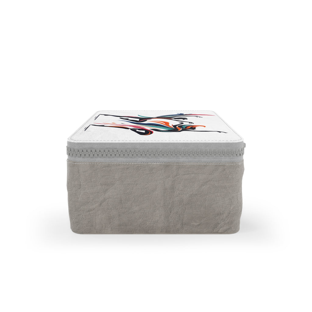 Dance Silhouette Canvas Lunch Bag — Colorful Ballet Dancers Art Tote