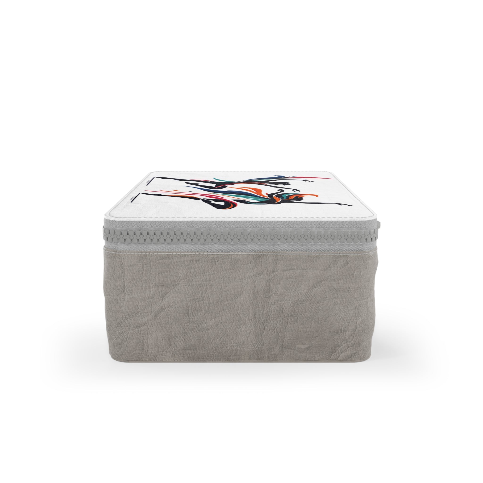 Dance Silhouette Canvas Lunch Bag — Colorful Ballet Dancers Art Tote