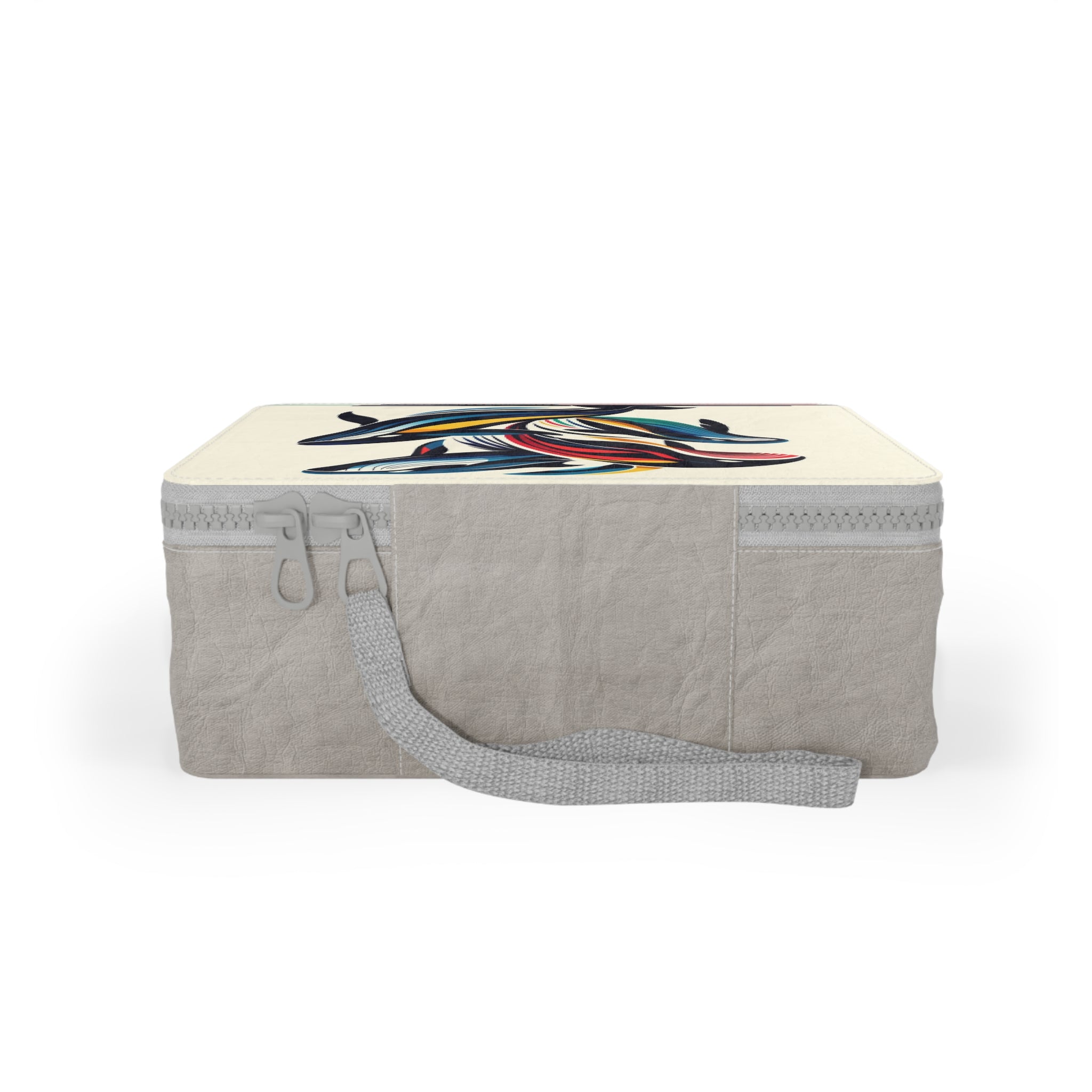 Lunch Bag — Colorful Orca Whale Art Insulated Lunch Tote