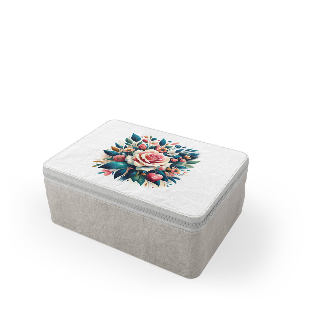 Floral Rose Bouquet Paper Lunch Bag