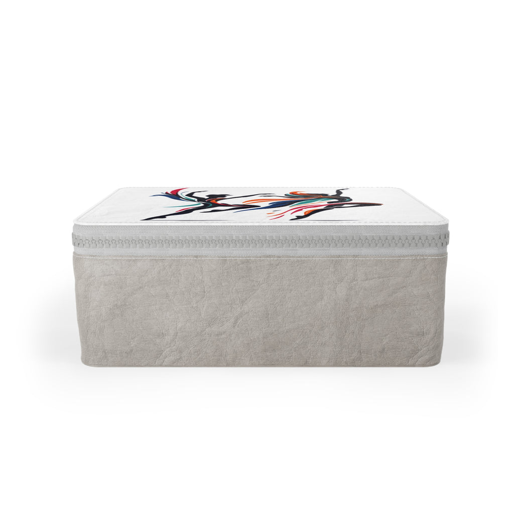 Dance Silhouette Canvas Lunch Bag — Colorful Ballet Dancers Art Tote