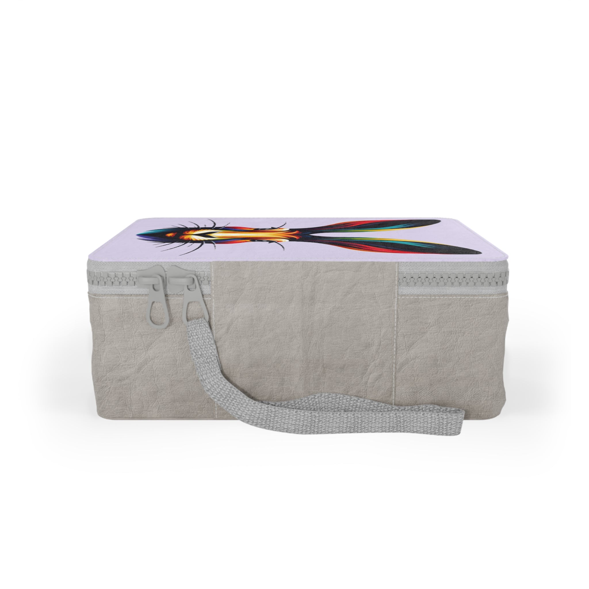 Colorful Rabbit Lunch Bag — Vibrant Animal Art Insulated Lunchbox