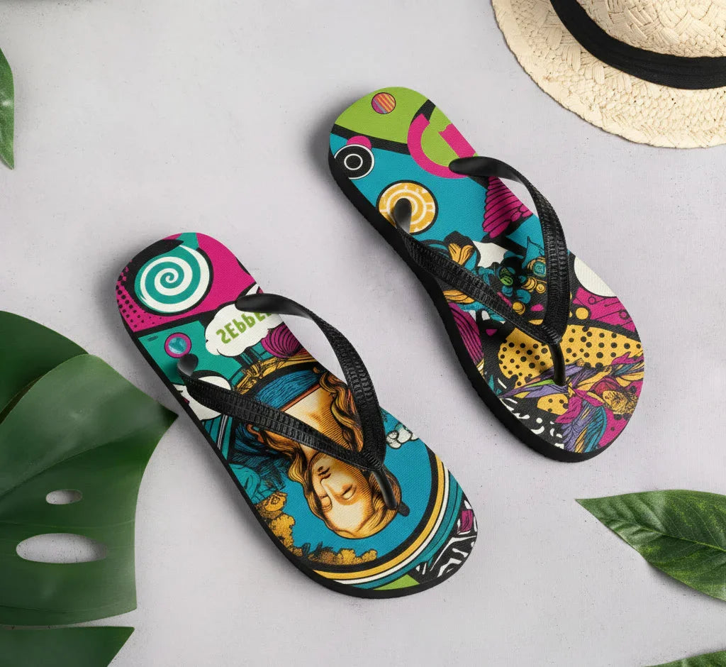 Custom Summer Beach Slippers | Rubber Flip-Flops - Presentyra