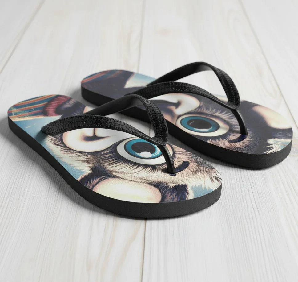 Custom Beach Slippers for Summer | Lightweight Rubber Flip-Flops for Adults - Presentyra