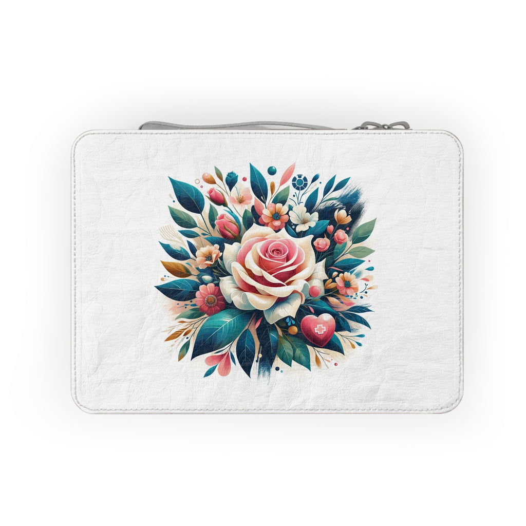 Floral Rose Bouquet Paper Lunch Bag1