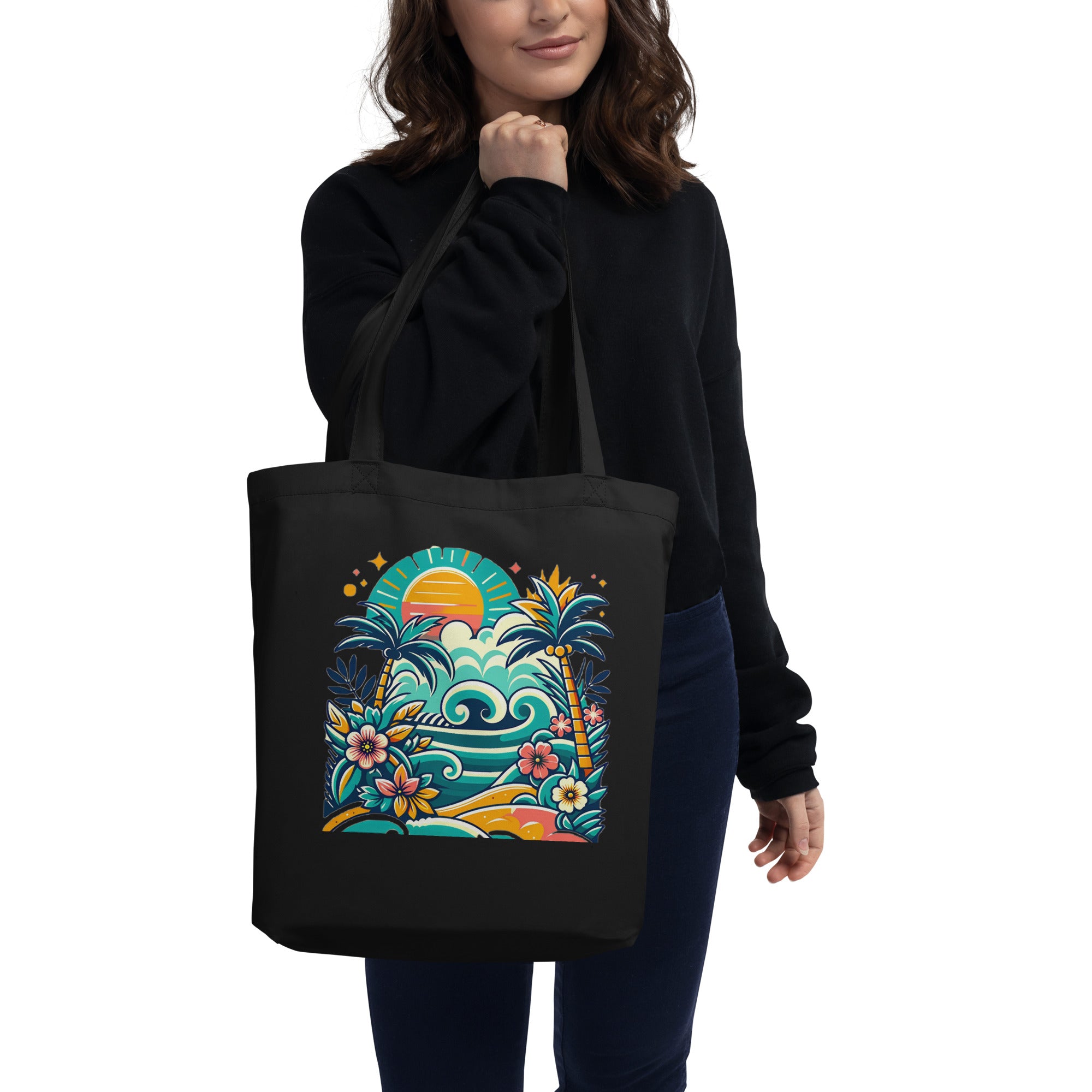 Reusable Printed Shopping Bag for Daily Essentials | Eco Tote Bag - Presentyra
