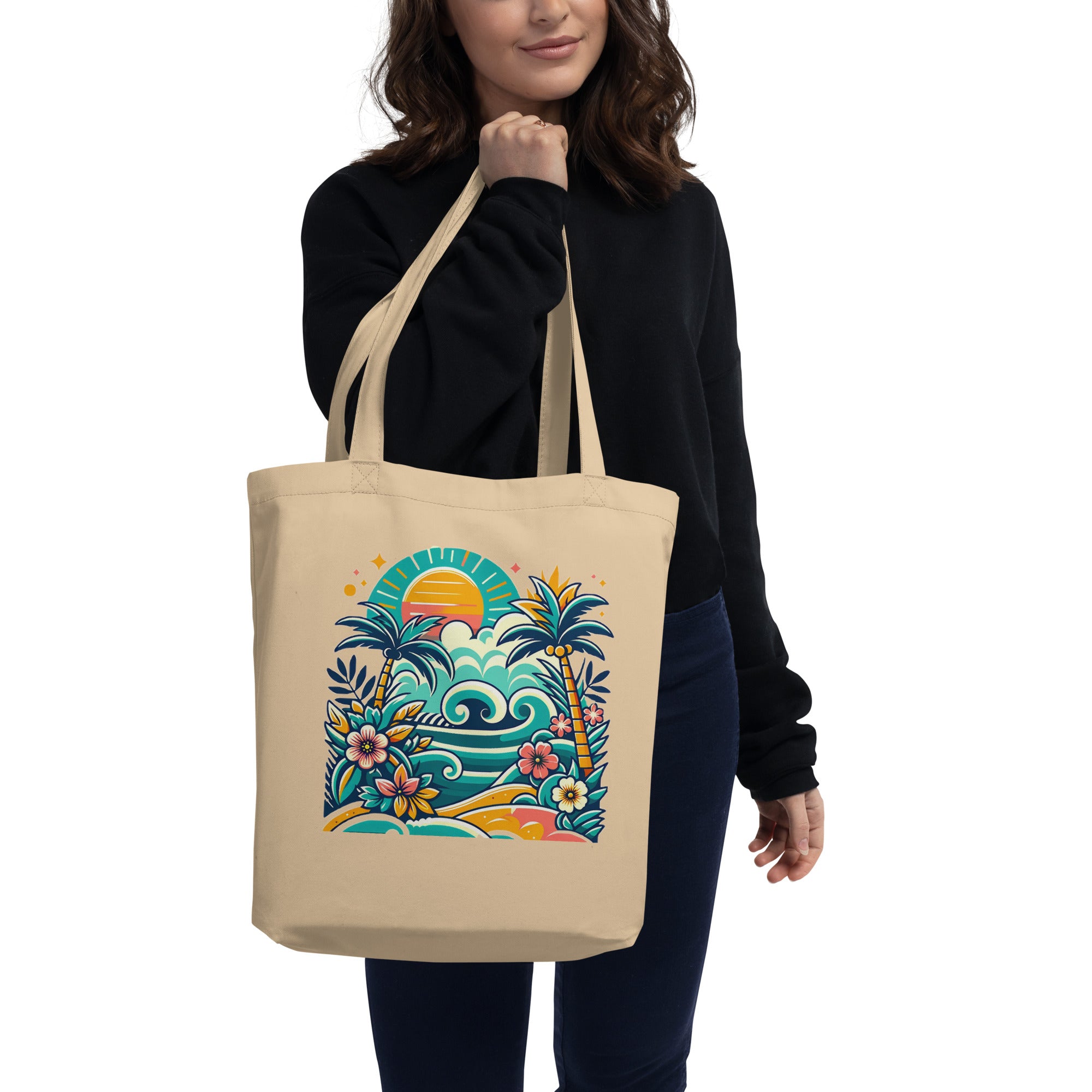 Reusable Printed Shopping Bag for Daily Essentials | Eco Tote Bag - Presentyra