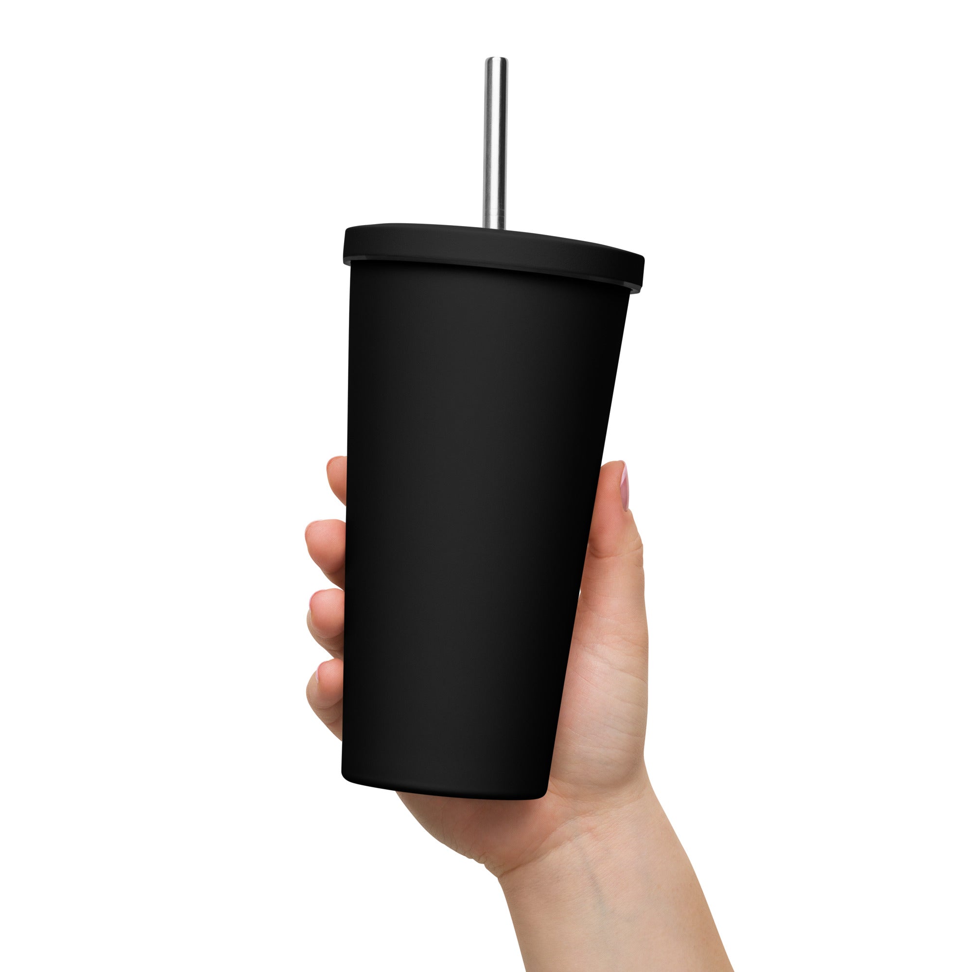 Insulated tumbler with a straw - Presentyra