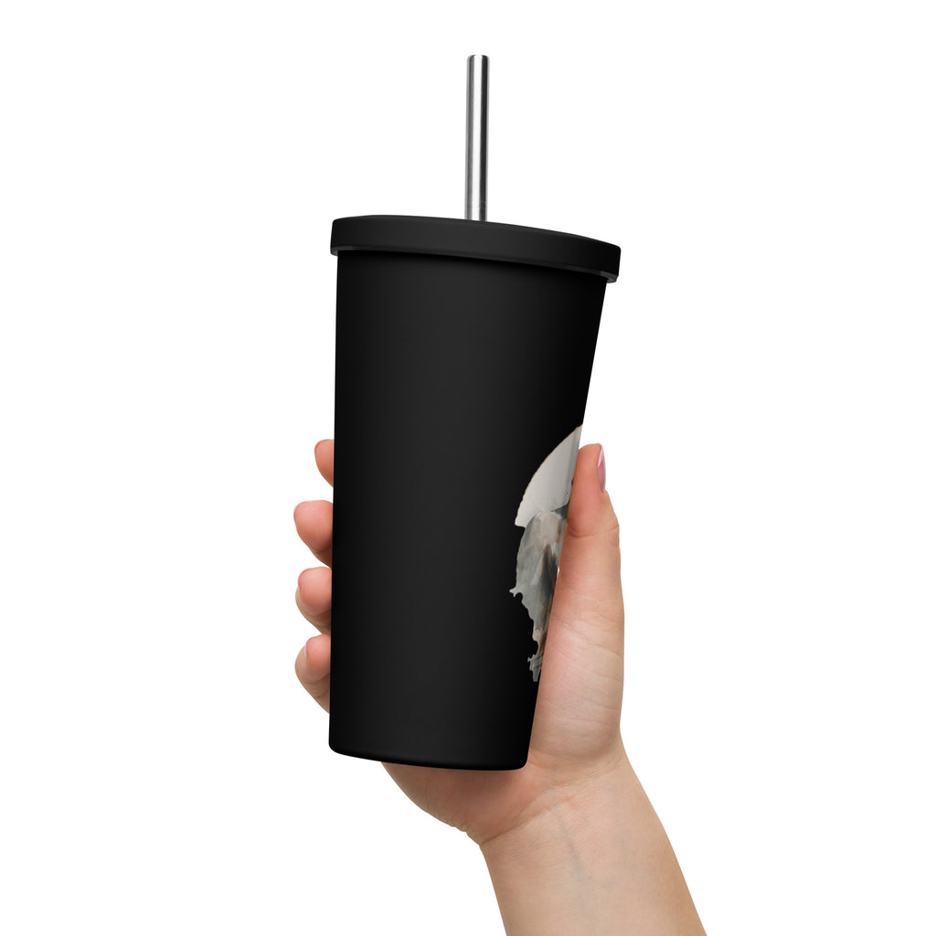 Insulated tumbler with a straw - Presentyra