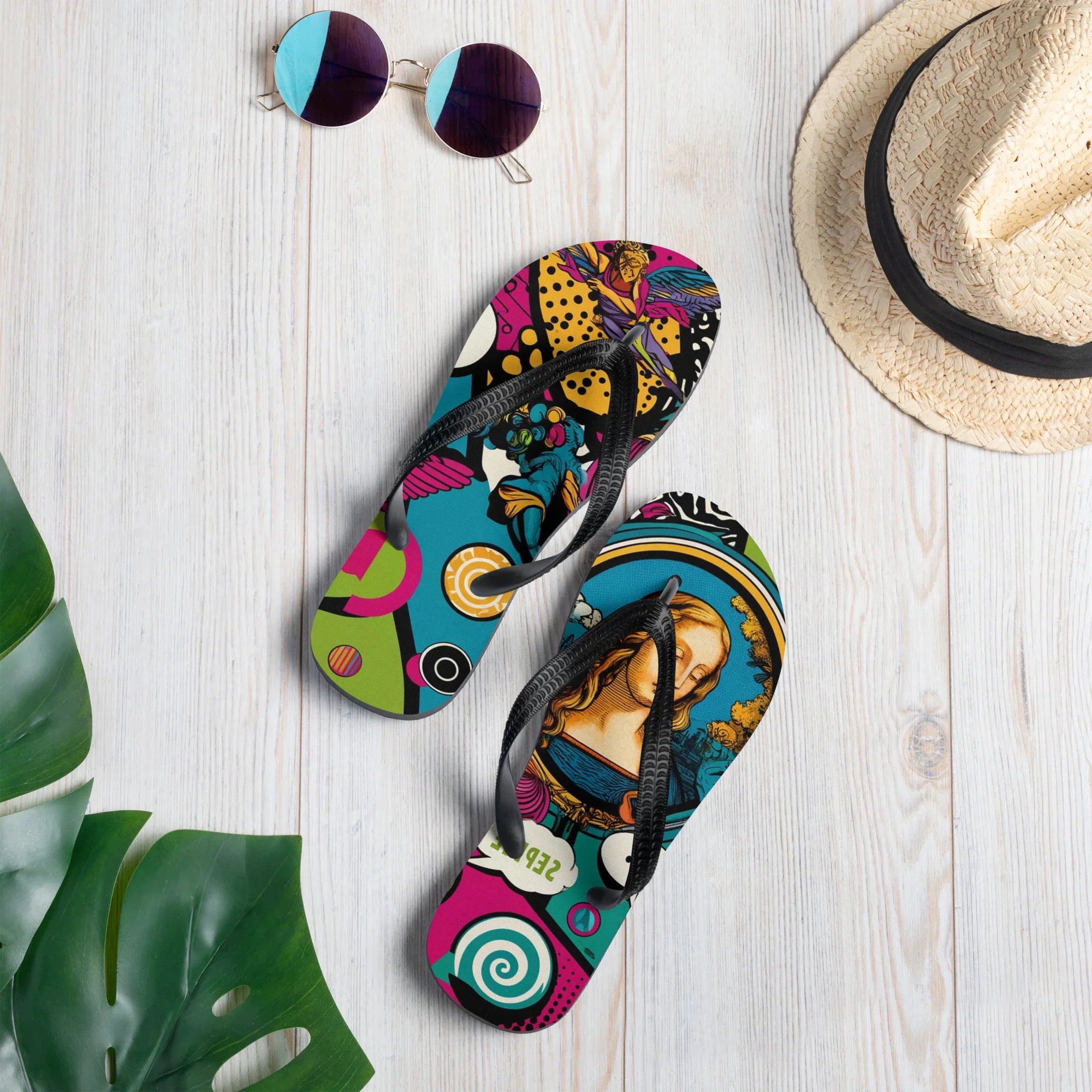 Custom Summer Beach Slippers | Rubber Flip-Flops - Presentyra