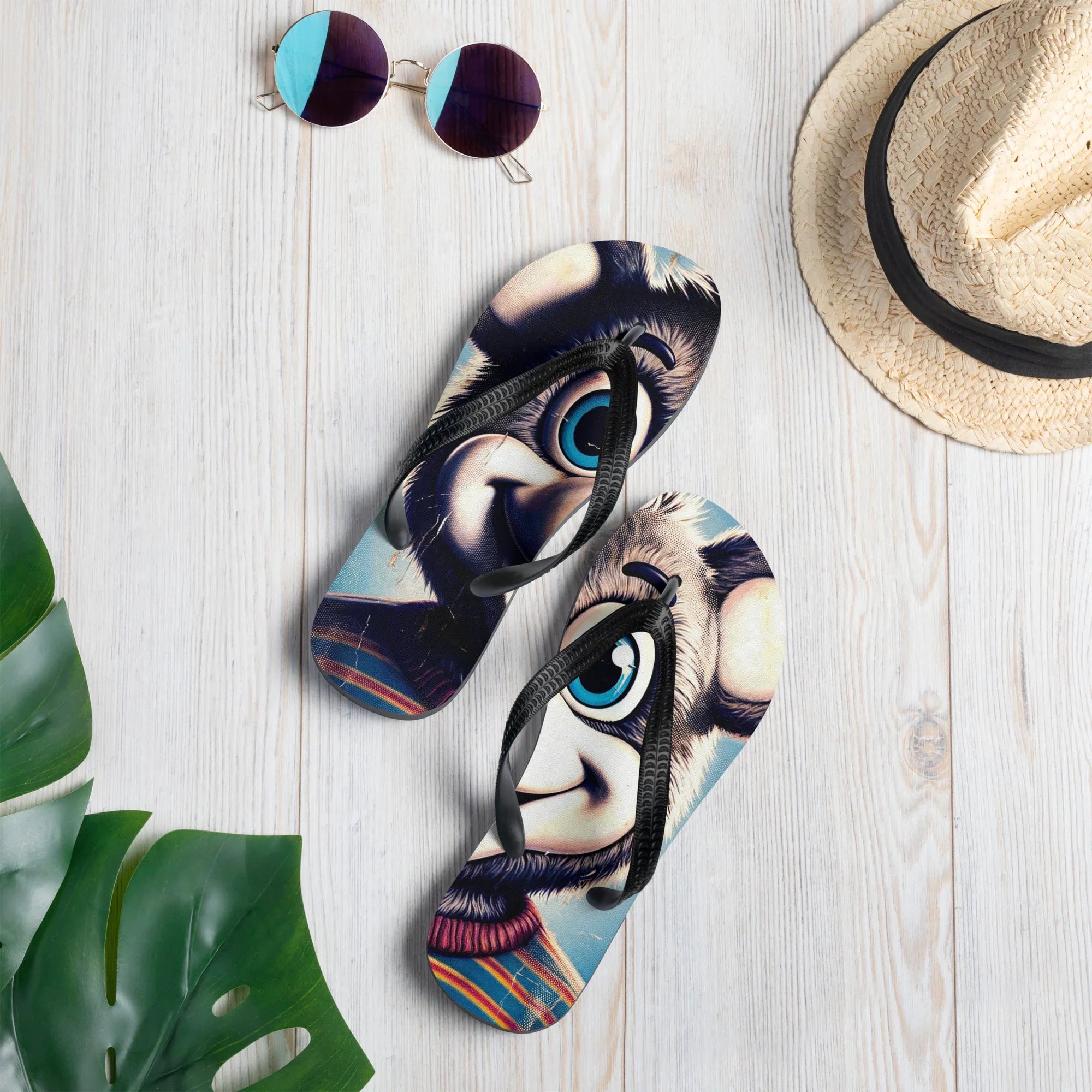 Custom Beach Slippers for Summer | Lightweight Rubber Flip-Flops for Adults - Presentyra