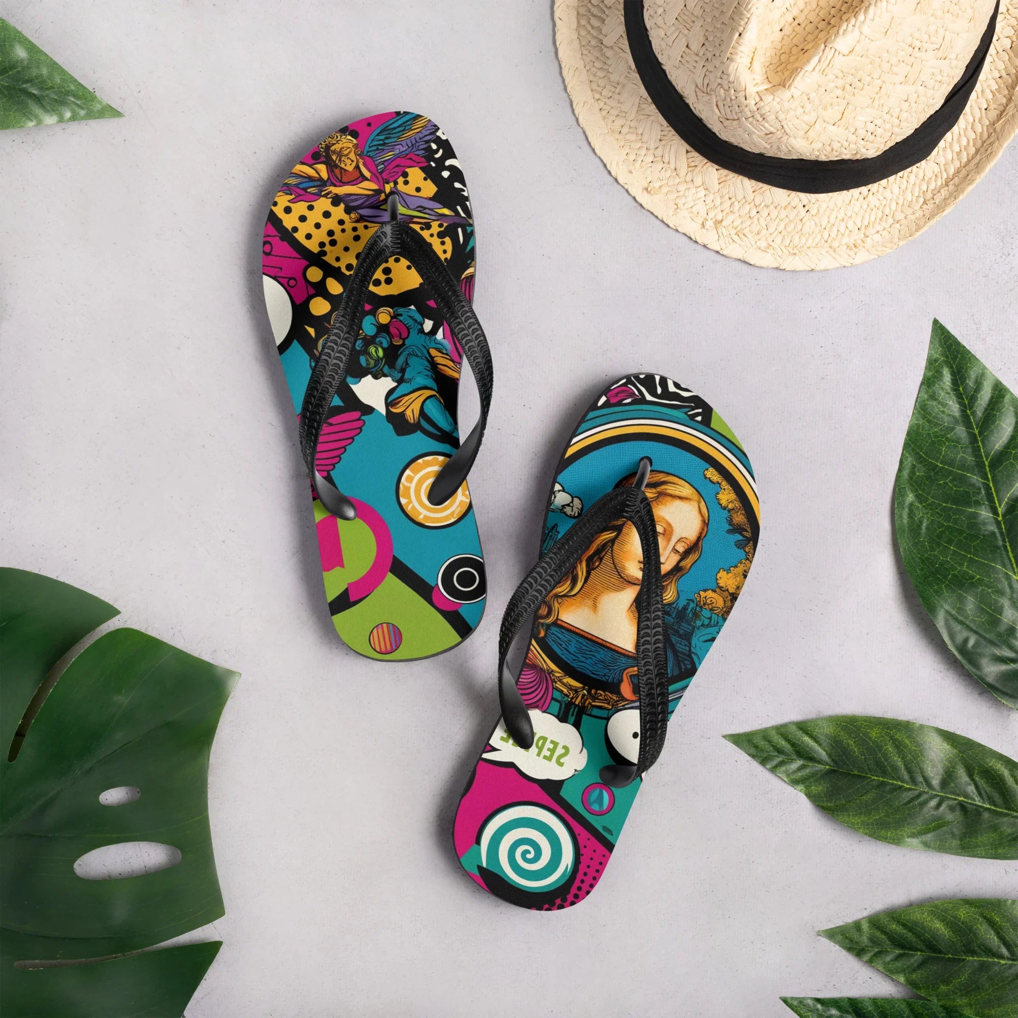 Custom Summer Beach Slippers | Rubber Flip-Flops - Presentyra