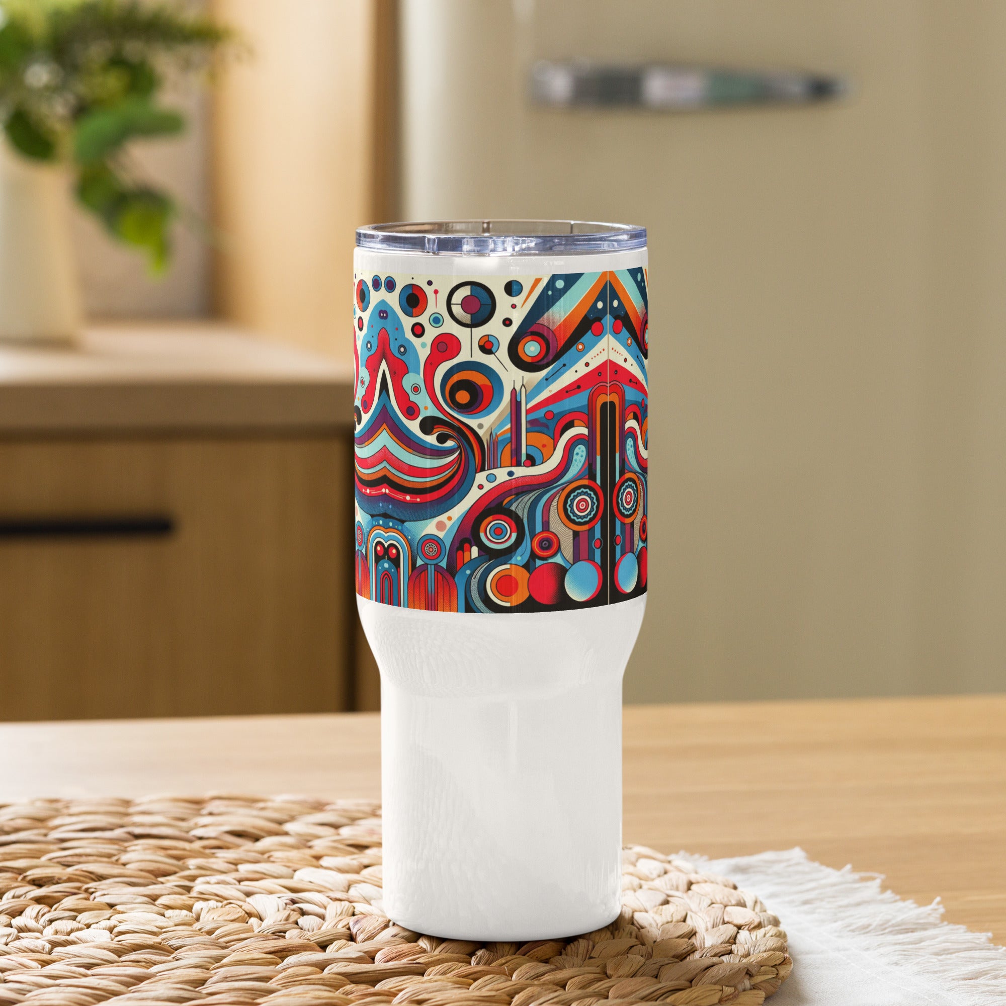 Travel Mug with Handle – Custom Print for Workdays and Weekends - Presentyra