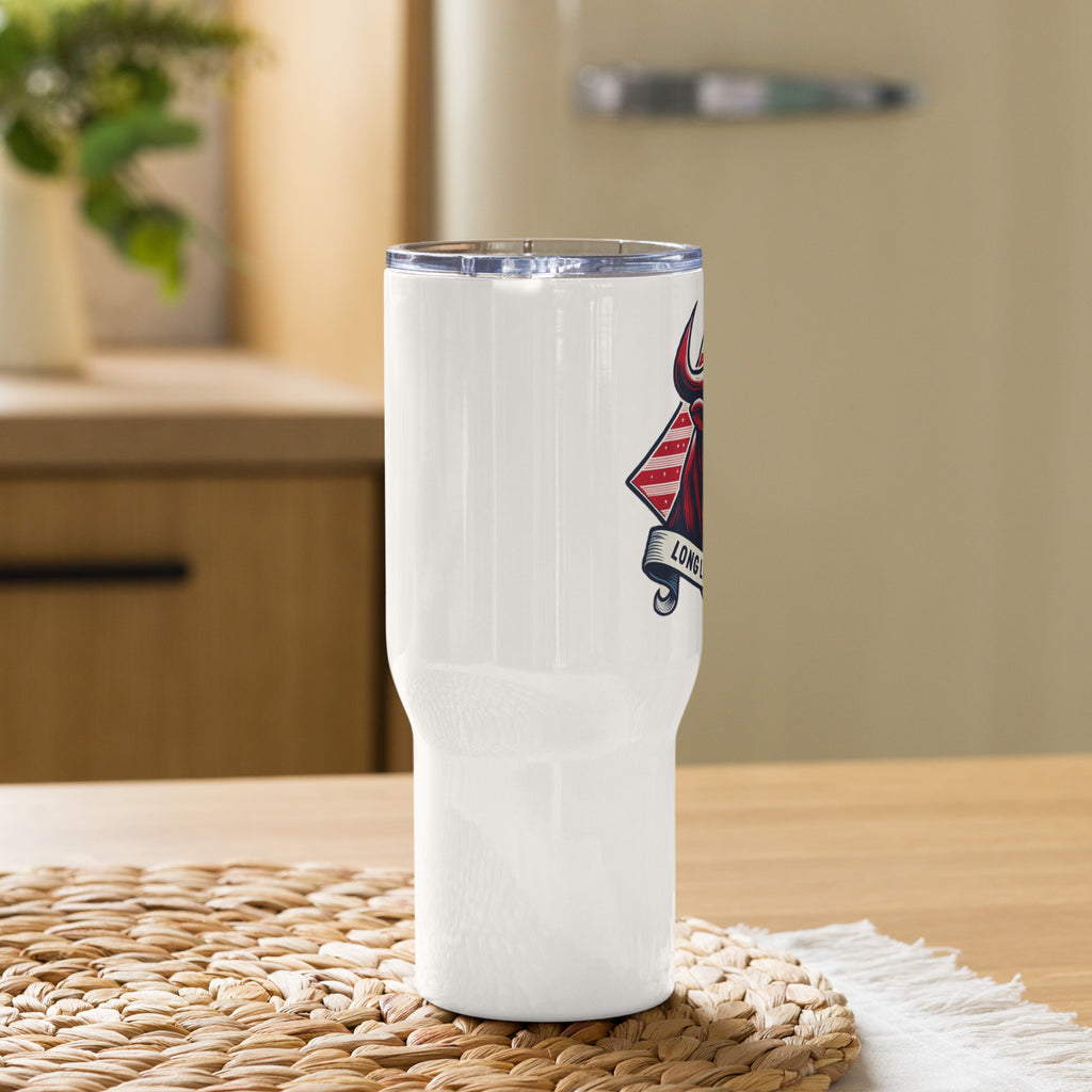 Custom Travel Mug with Handle – Reusable Mug with Your Artwork - Presentyra