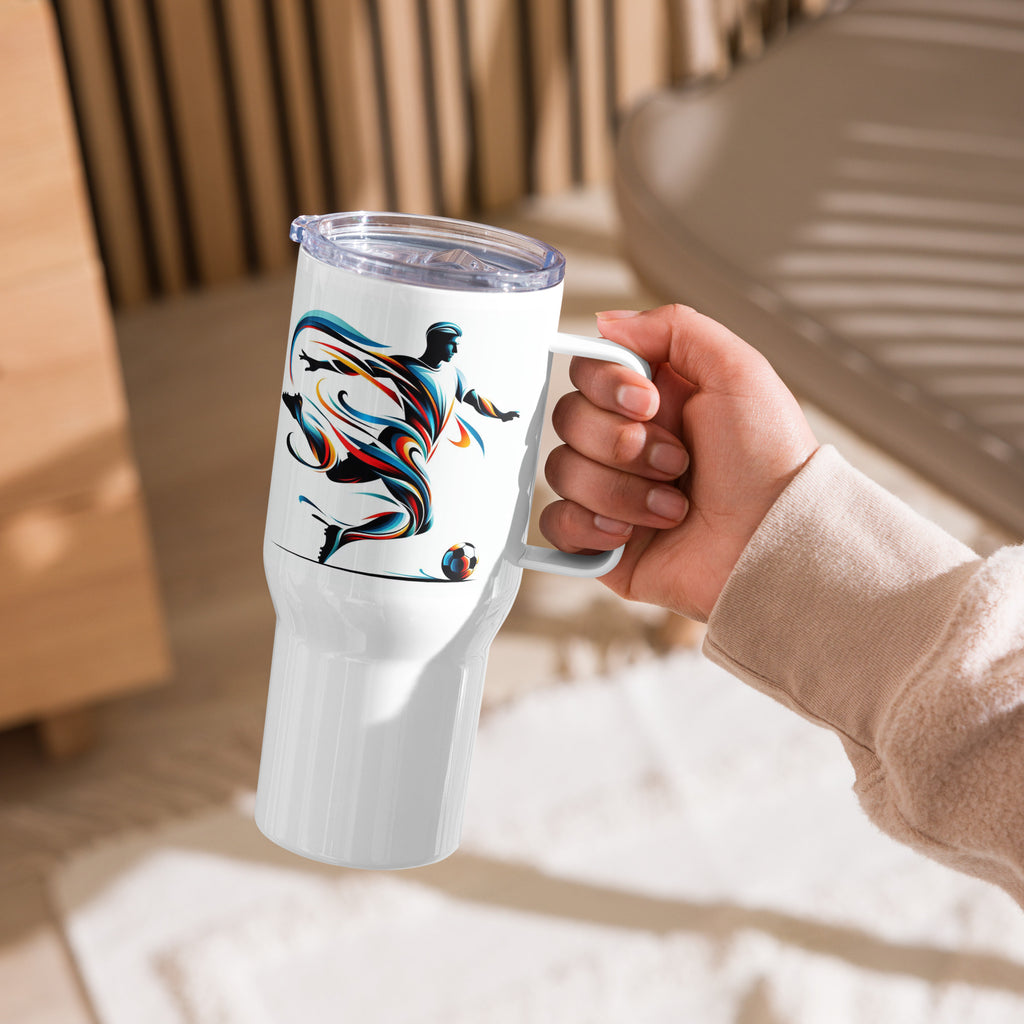 Custom Coffee Travel Mug with Handle – Made for Hot & Cold Drinks - Presentyra
