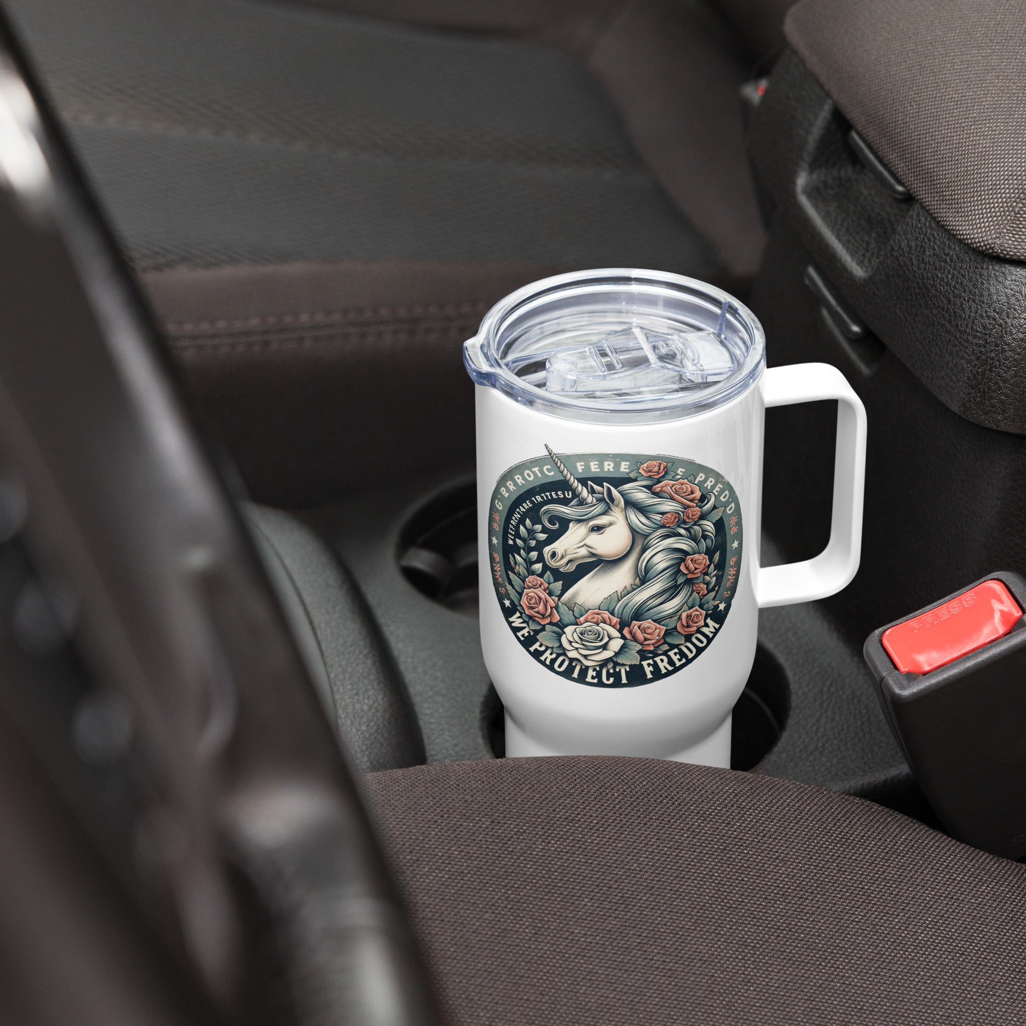 Travel Mug with Handle – Custom Design, Comfortable Grip, Modern Look - Presentyra