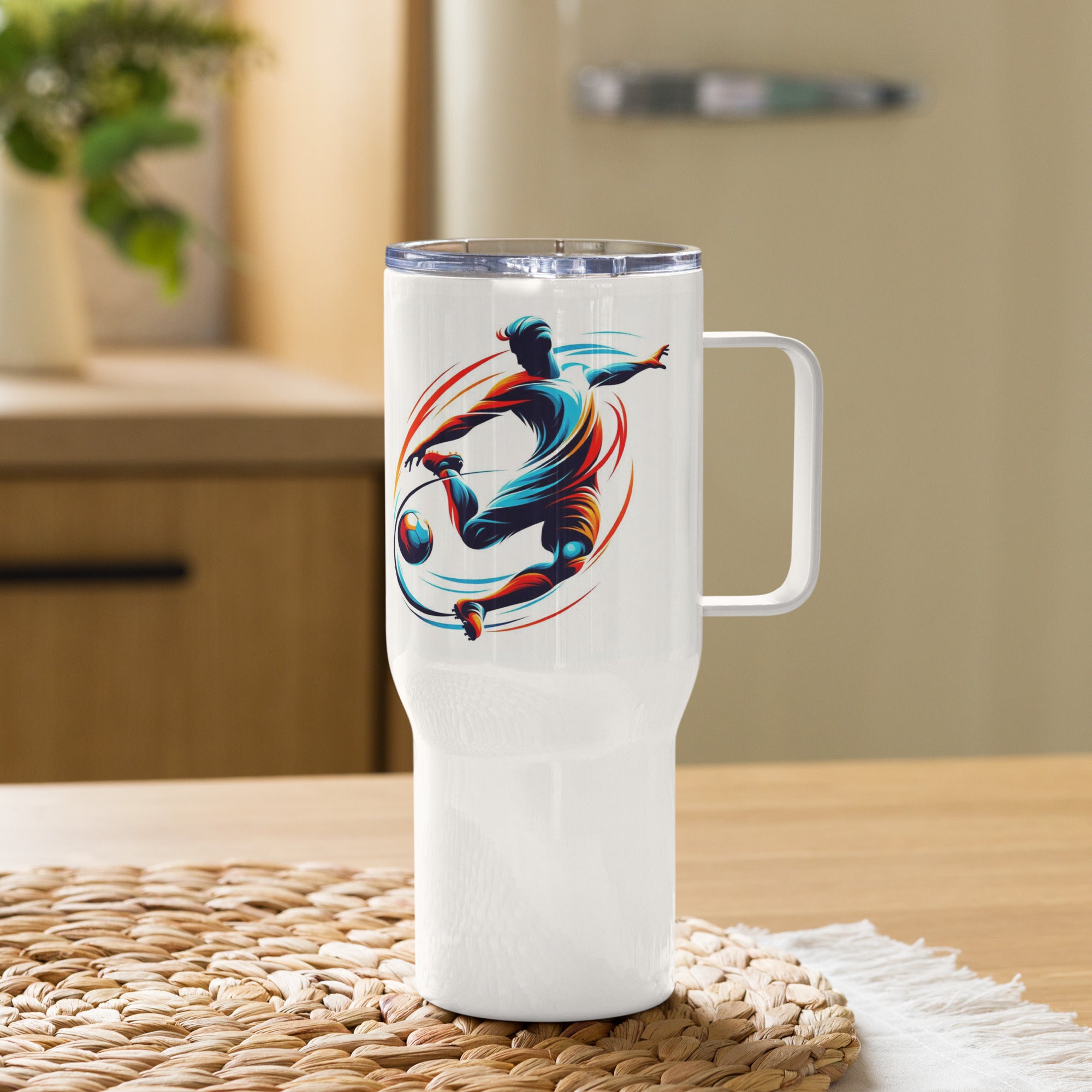 Custom Travel Mug with Handle – Personalized Design for Coffee on the Go - Presentyra