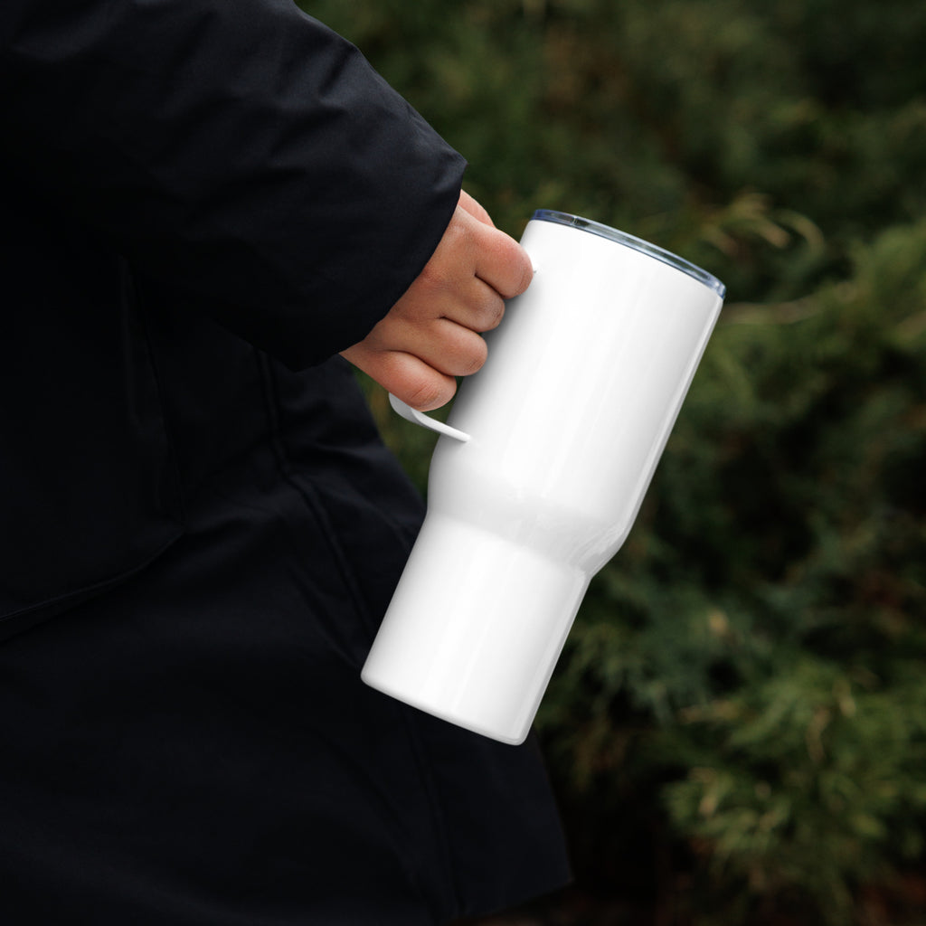 Printed Travel Mug with Handle – Designed for Daily Commutes - Presentyra