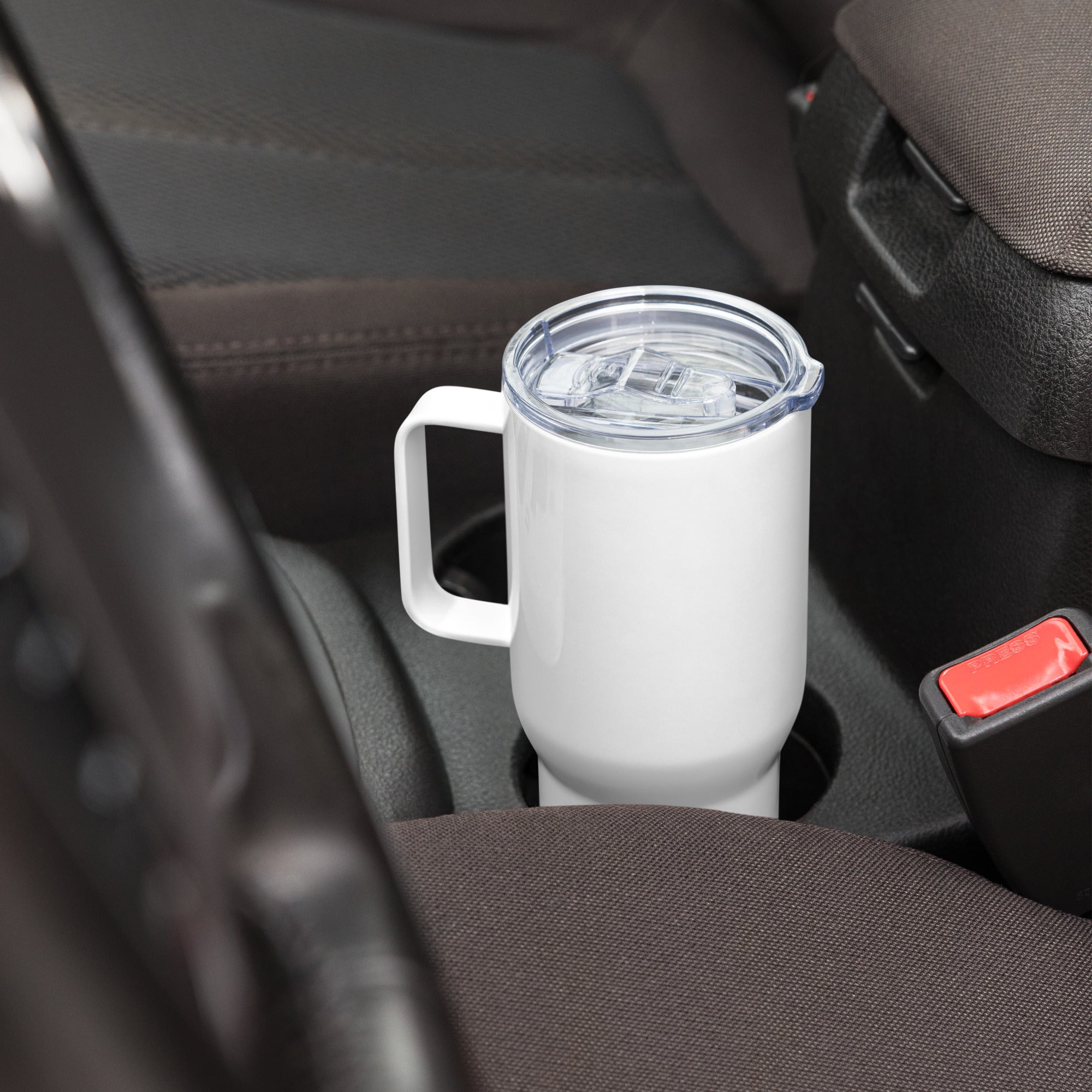 Travel Mug with Handle – Custom Design, Comfortable Grip, Modern Look - Presentyra