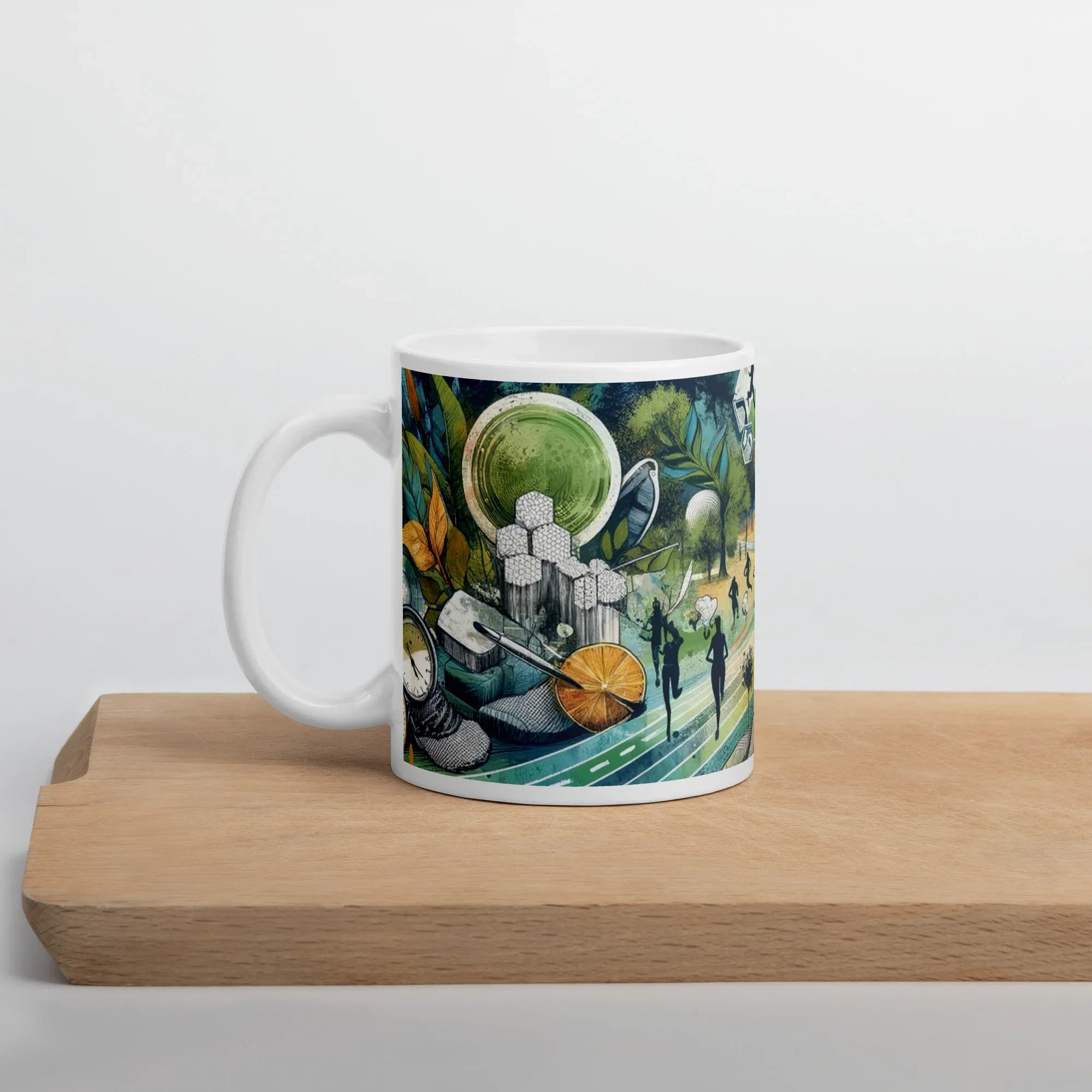 Creative Studio Print on a White Glossy Ceramic Mug, Coffee & Tea Cup - Presentyra