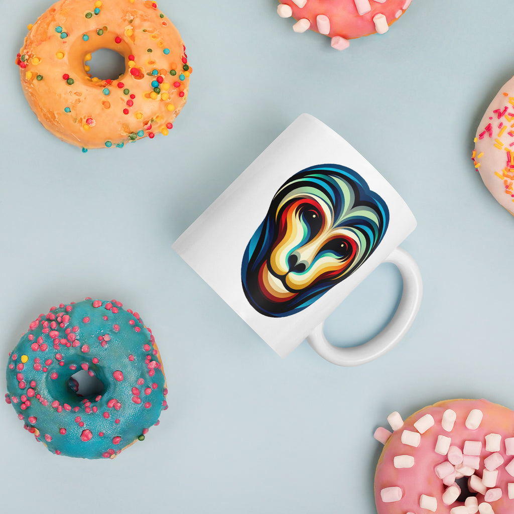 Limited-Style Original Design, White Glossy Ceramic Coffee Mug for Daily Use - Presentyra