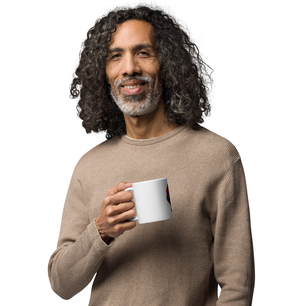 Gallery-Style Artwork Print on a White Glossy Ceramic Mug for Coffee & Tea - Presentyra