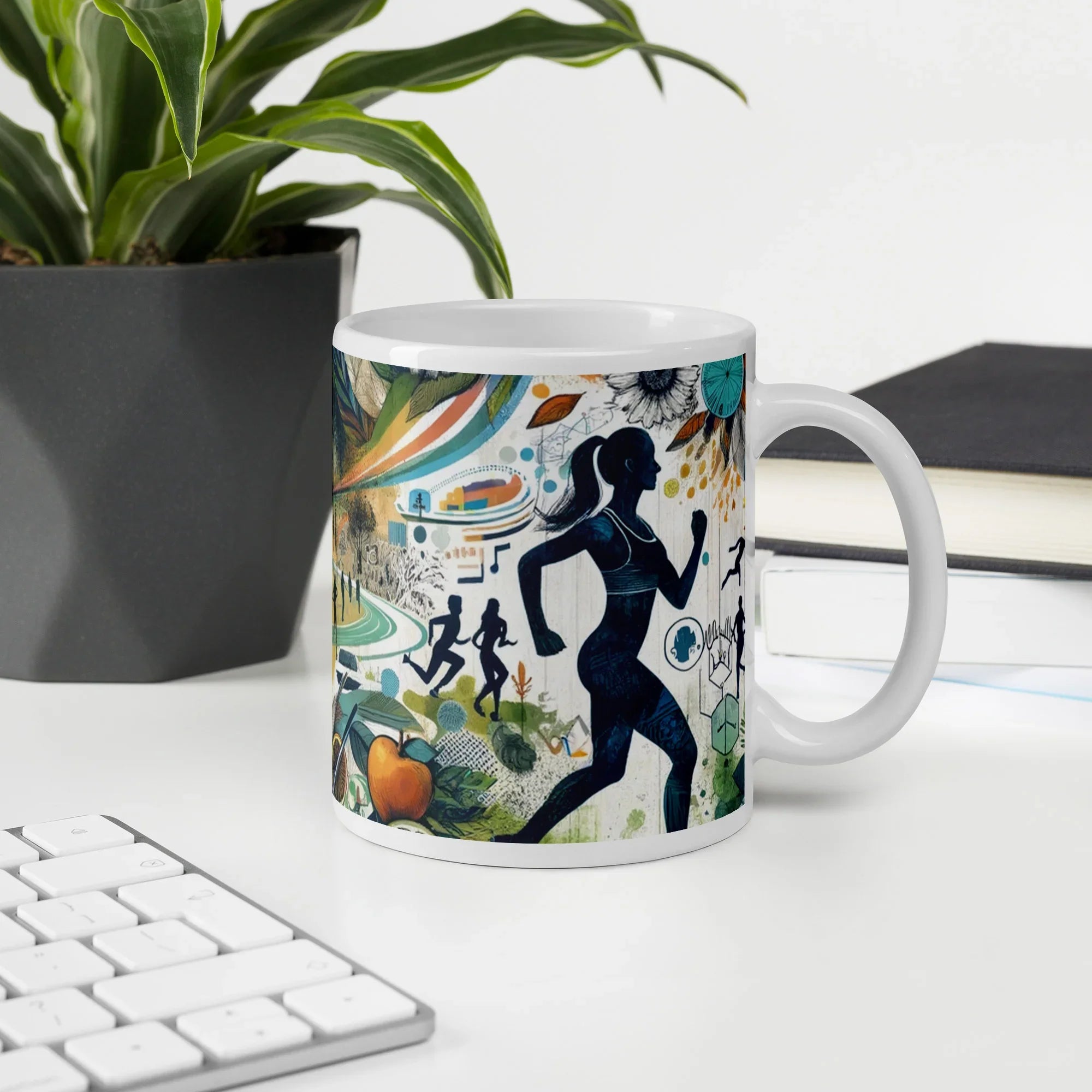 Creative Studio Print on a White Glossy Ceramic Mug, Coffee & Tea Cup - Presentyra