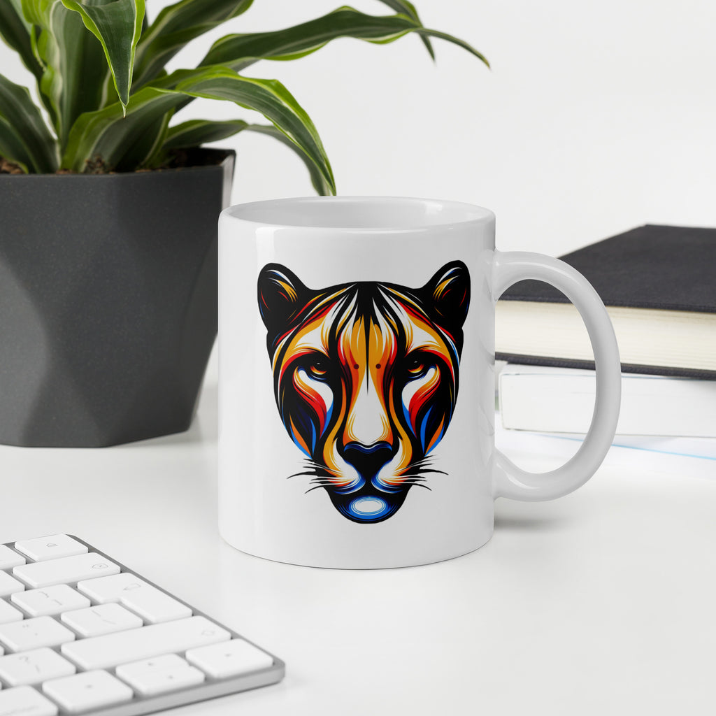 Signature Artwork Print on a White Glossy Ceramic Mug, Coffee & Tea Cup - Presentyra