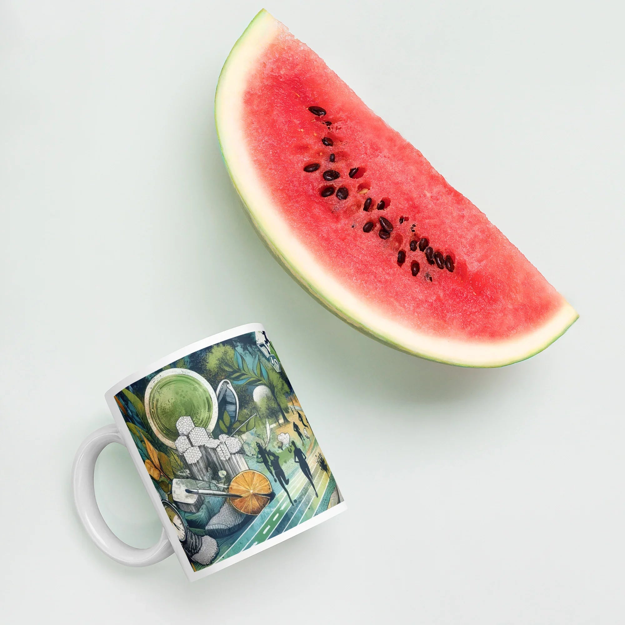 Creative Studio Print on a White Glossy Ceramic Mug, Coffee & Tea Cup - Presentyra
