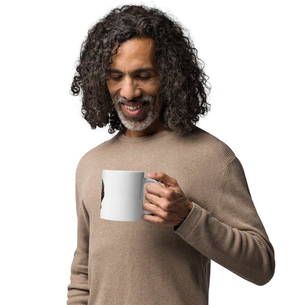 Gallery-Style Artwork Print on a White Glossy Ceramic Mug for Coffee & Tea - Presentyra