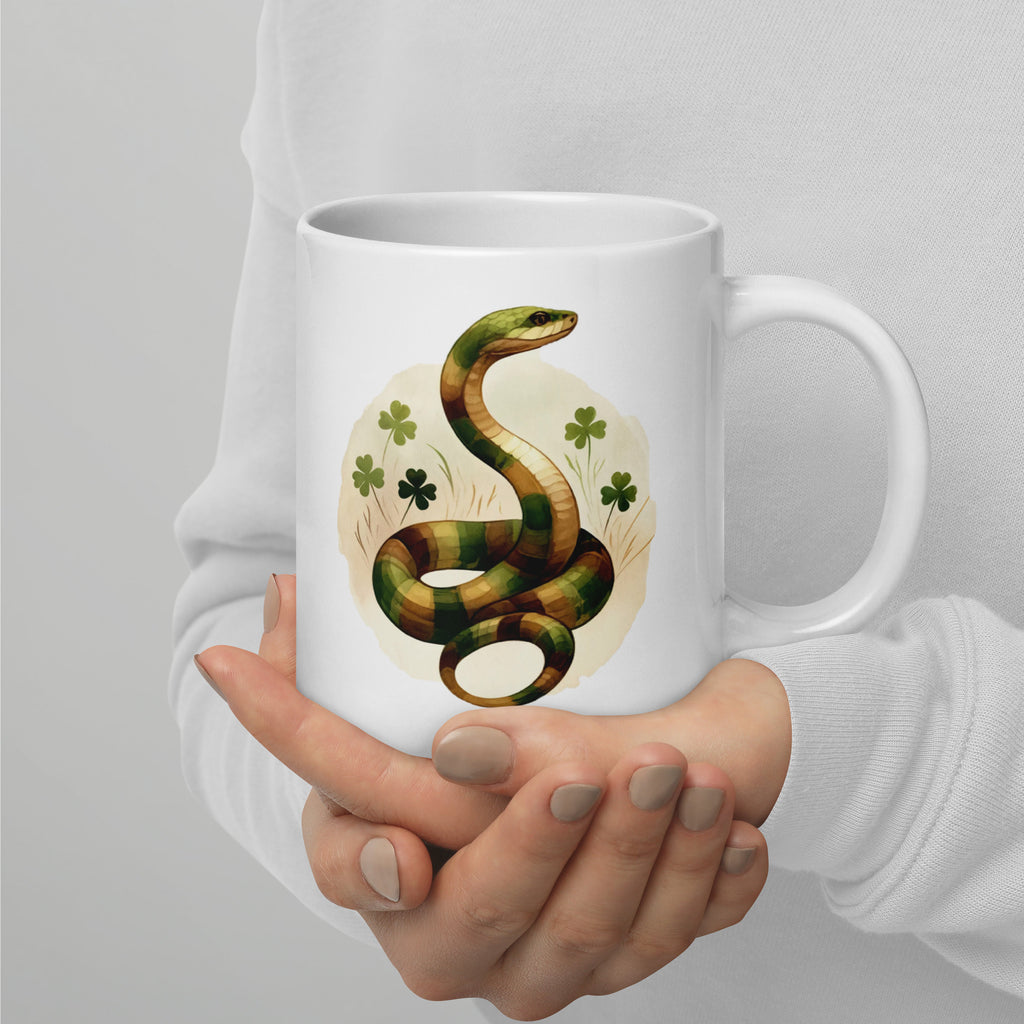 Studio Art Print on Ceramic, White Glossy Mug for Coffee and Tea - Presentyra